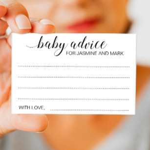 Baby-råd för nya föräldrar - modern babyskabb rådkort