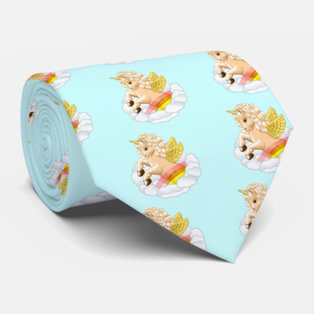 Baby Rainbow Enhörning Slips (Rullad)
