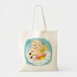Baby Rainbow Enhörning Totebag Tygkasse