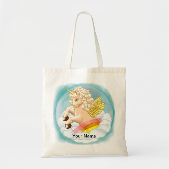 Baby Rainbow Unicorn Tygkasse (Framsidan)