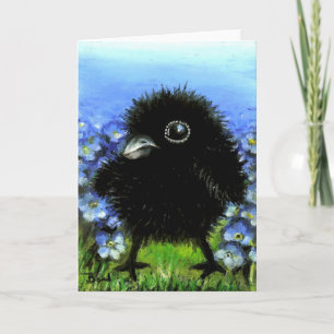 Baby raven kort