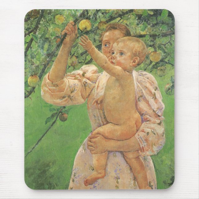 Baby Reaching for an Apple av Mary Cassatt Musmatta (Framsidan)