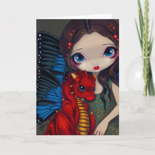 "Baby Red Dragon"-hälsningskort Kort