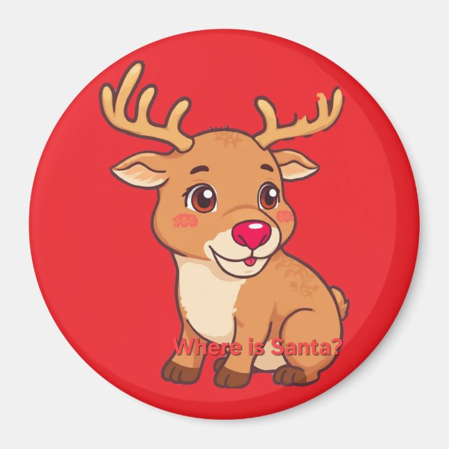 Baby reindeer magnet (Framsidan)