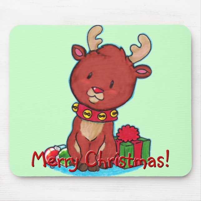 Baby Reindeer Mousepad Musmatta (Framsidan)