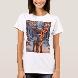 Baby renar i Snowy Forest T Shirt