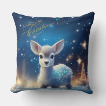 Baby renar med God jul hälsning