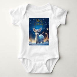 Baby renar med God jul hälsning T Shirt