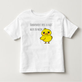 Baby reveal Niet meer in mijn eendje schattig T Shirt