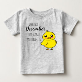 Baby reveal Niet meer in mijn eendje schattig T Shirt