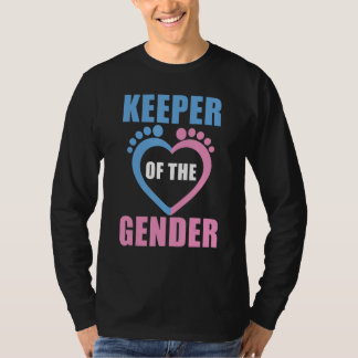 baby reveal party gender reveal keeper of the gend t shirt