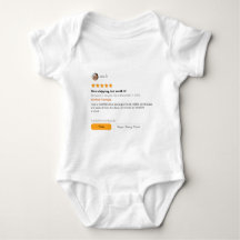 Baby Review Shirt/One-Biet ( 0-24 mos. )