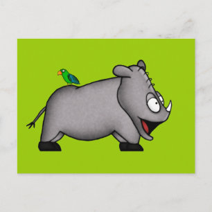 Baby Rhino Vykort