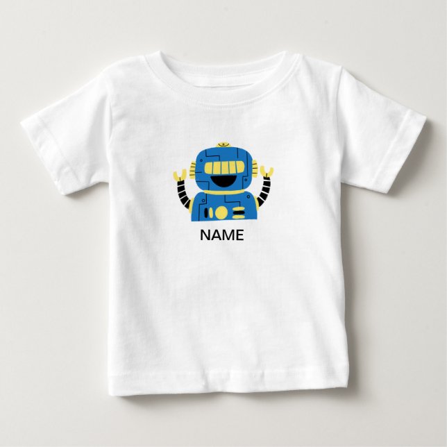 Baby Robot T Shirt (Framsida)