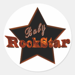 Baby RockStar Runt Klistermärke