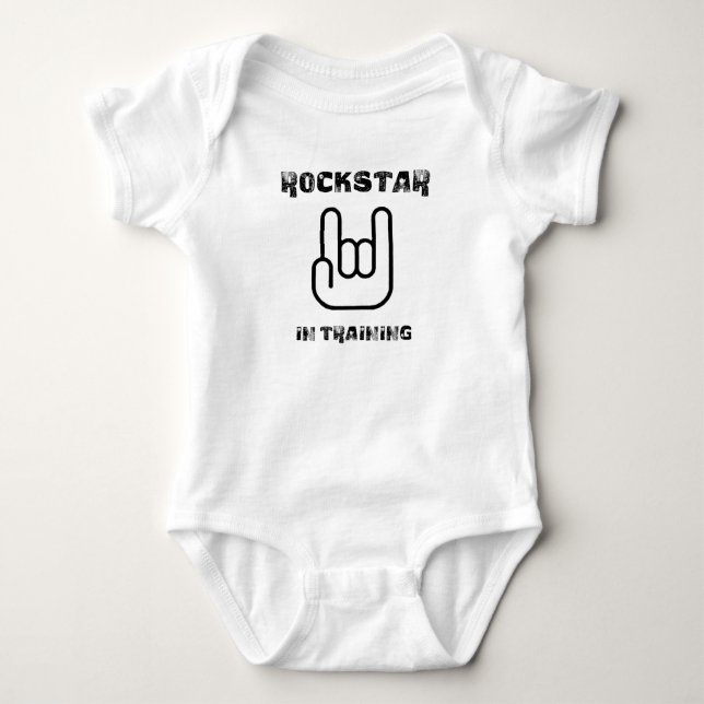 Baby Rockstar T-shirt (Framsida)