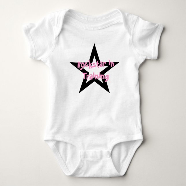 Baby Rockstar Tee Shirt (Framsida)