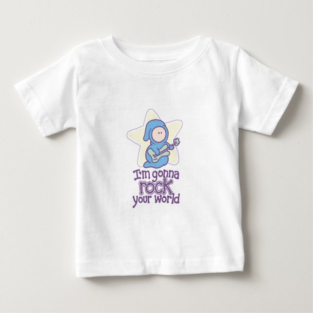 Baby Rockstjärna Rocka Din Värld Tröja (Framsida)