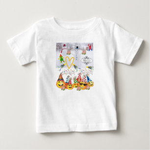 Baby Romper God jul Grattis på födelsedagen T Shirt