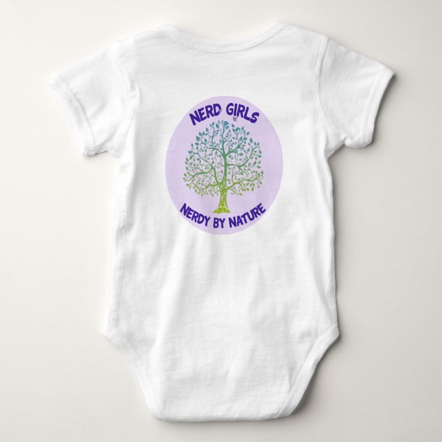 Baby Romper - Nerdy by Nature Tee (Baksida)