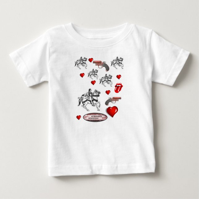 Baby Romper T Shirt (Framsida)