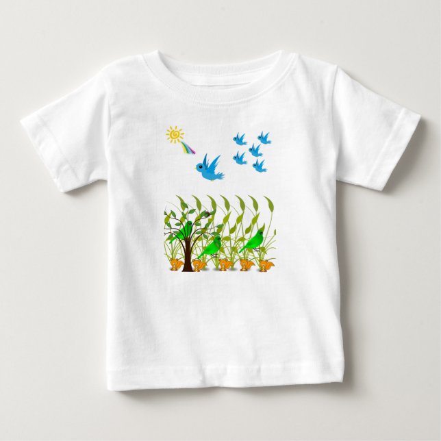 Baby Romper T-shirt (Framsida)