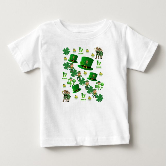 Baby Romper T Shirt (Framsida)