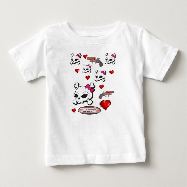 Baby Romper T Shirt (Framsida)