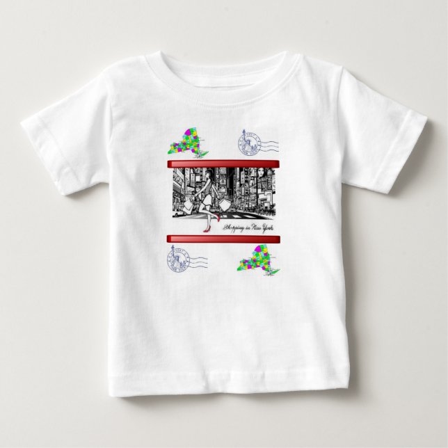 Baby Romper T-shirt (Framsida)