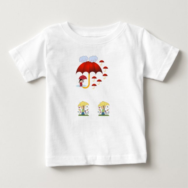 Baby Romper T Shirt (Framsida)