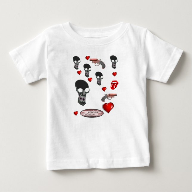 Baby Romper T Shirt (Framsida)
