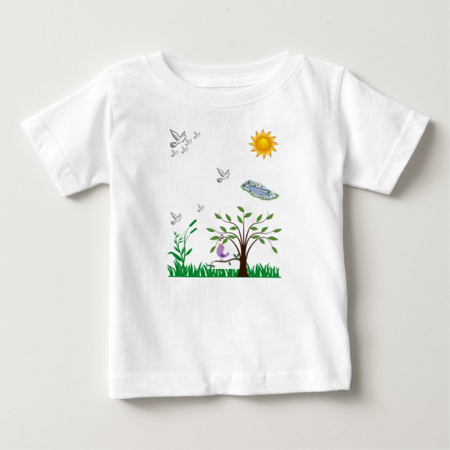 Baby Romper Tee (Framsida)