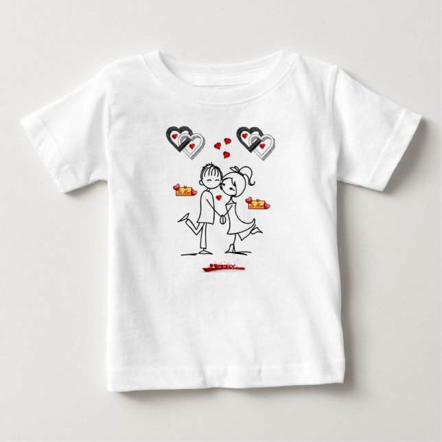 Baby Romper Tee Shirt (Framsida)