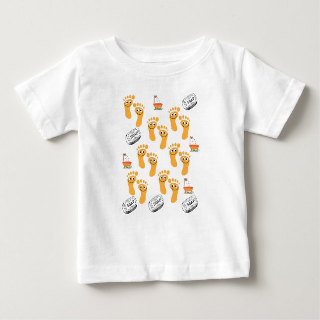 Baby Romper Tee Shirt (Framsida)