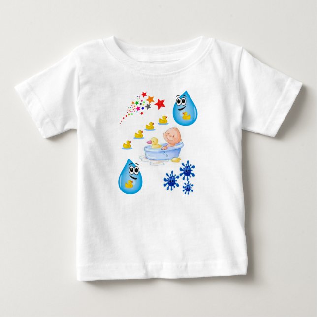 Baby Romper Tee Shirt (Framsida)