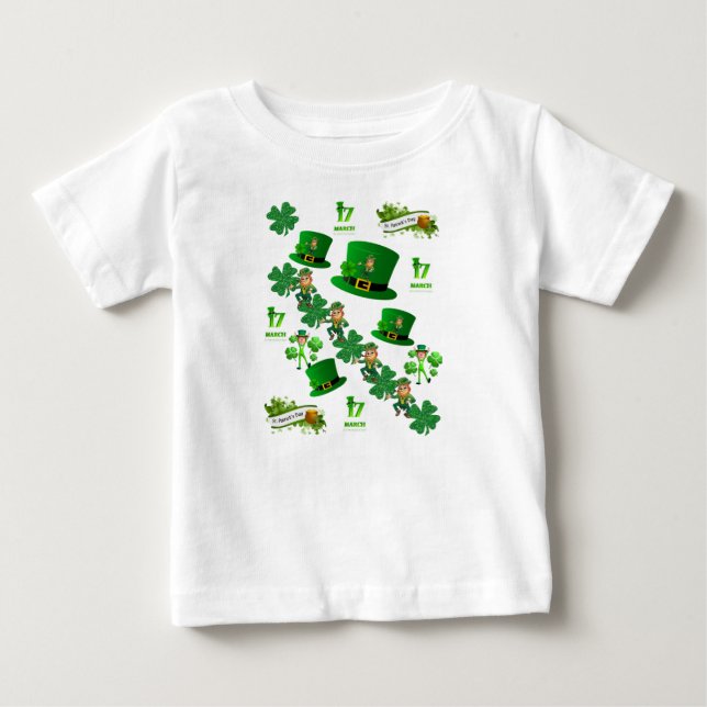 Baby Romper Tee Shirt (Framsida)