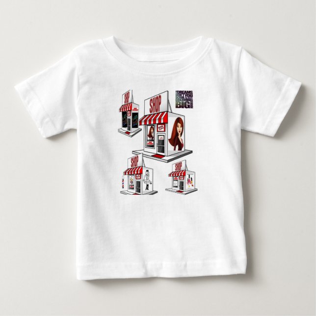 Baby Romper Tee Shirt (Framsida)