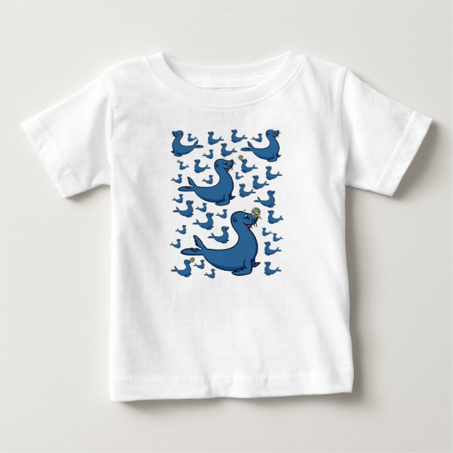 Baby Romper Tee Shirt (Framsida)