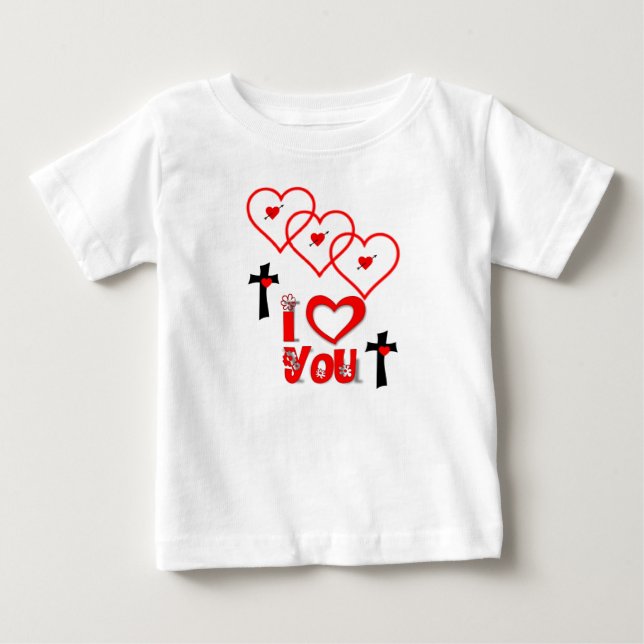 Baby Romper Tee Shirt (Framsida)