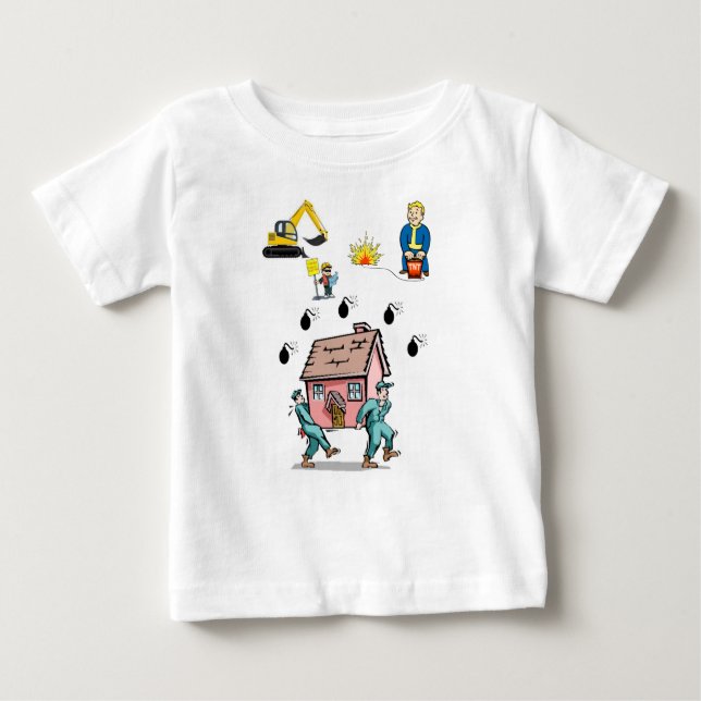 Baby Romper Tee Shirt (Framsida)