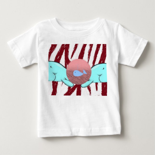 Baby Romper Tee Shirt (Framsida)