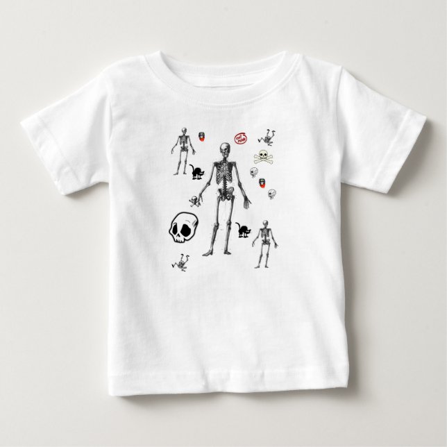 Baby Romper Tee Shirt (Framsida)