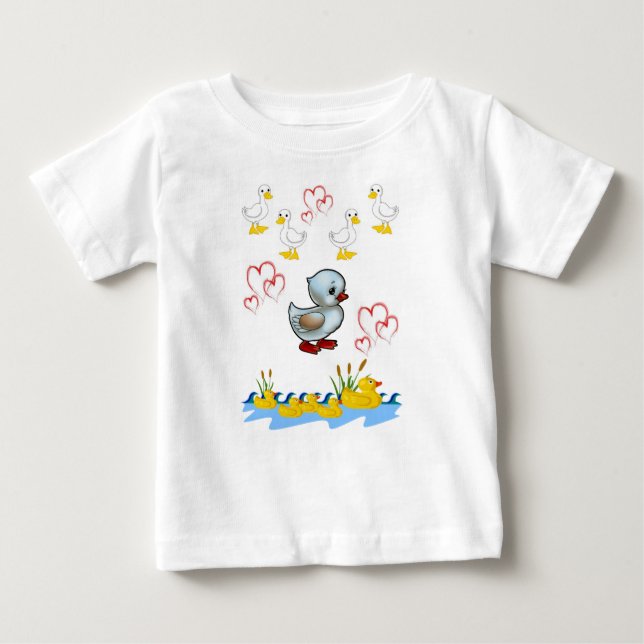 Baby Romper Tee Shirt (Framsida)