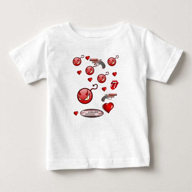 Baby Romper Tee Shirt (Framsida)
