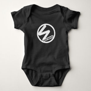 Baby Romper White Wayward Logotyp T Shirt