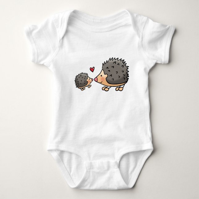 Baby rompertje met egeltjes t-shirt (Framsida)