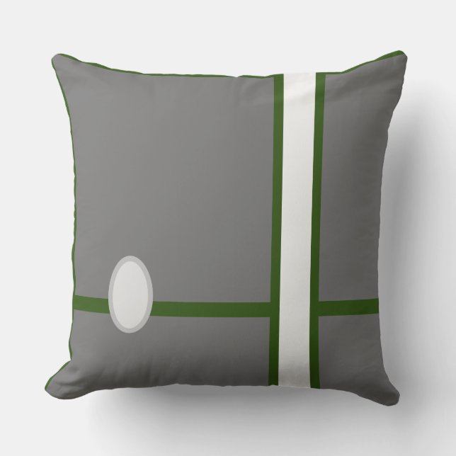 Baby RoomCUTE _ DEEP-GRÖNT,GRÅTT,RMDESIGNFLO55 Kudde (Framsida)