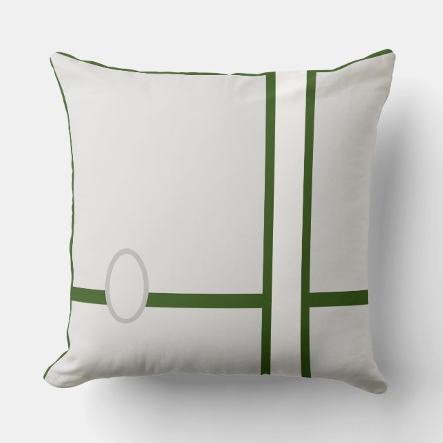 Baby RoomCUTE _lightGRAY,GRÖNT,GRÅTT, RMDESIGNFLO5 Kudde (Framsida)