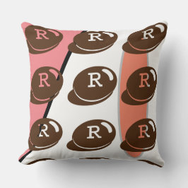 Baby RoomCUTE_ROSA_WHITE_BLACK_GRÅTT RMDESIGNFLO55 Kudde