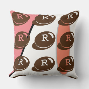Baby RoomCUTE_ROSA_WHITE_BLACK_GRÅTT RMDESIGNFLO55 Kudde
